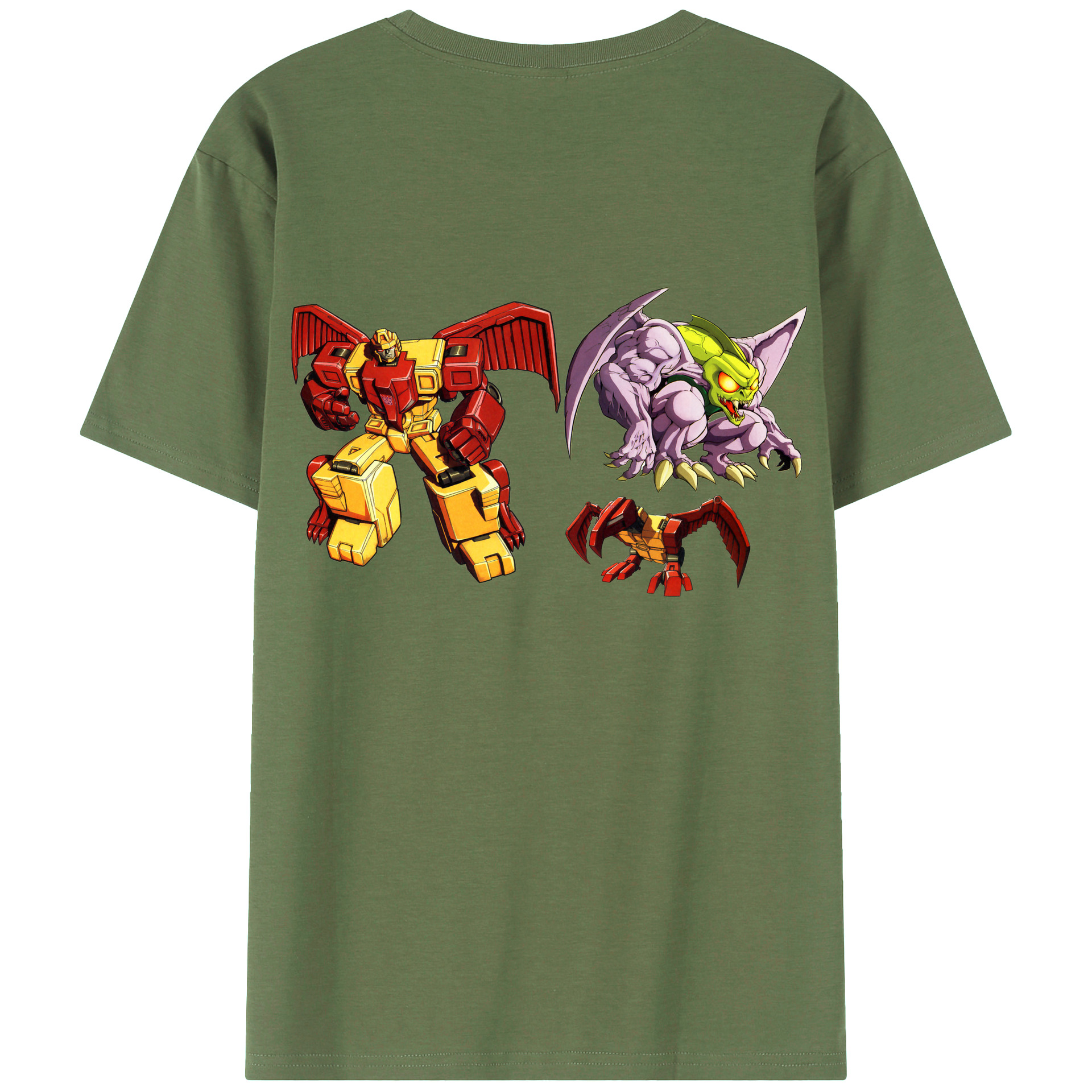 （画像用）  綿100％ メンズ半袖Tシャツ（バックプリント） 通気性
